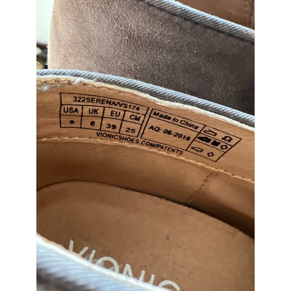 Vionic suede booties tassle 1" heel, 8, dark tan, excellent‎ - Picture 6 of 10